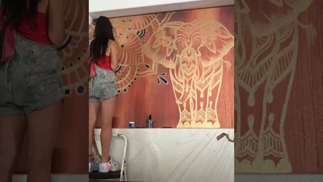 “Gentle Soul” - wall niche mural смотреть онлайн
