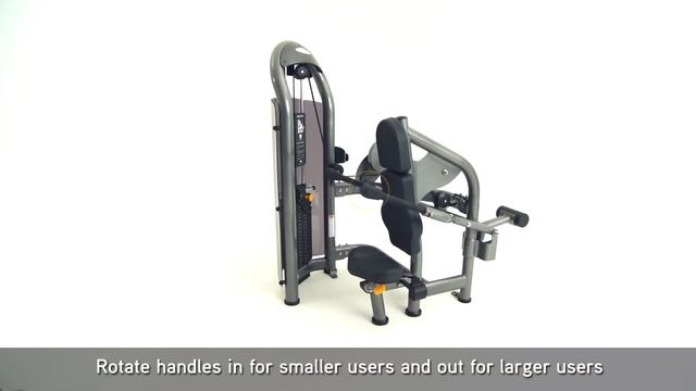 Matrix Fitness: Aura Seated Triceps Press Setup & Movements