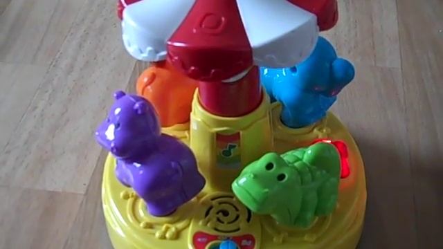 Vtech Baby Animal Fun Merry Go Round musical spinning toy review смотреть онлайн