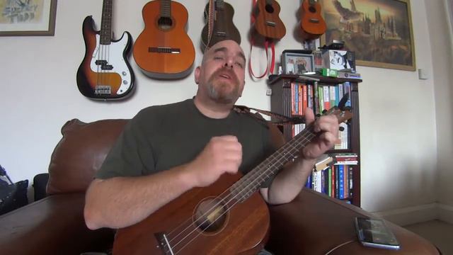 Say Hello Wave Goodbye Cover and Tutorial baritone ukulele смотреть онлайн
