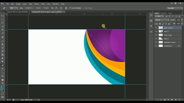 #6 how to design business cards in photoshop cs6 | Colorful 3D | Back смотреть онлайн