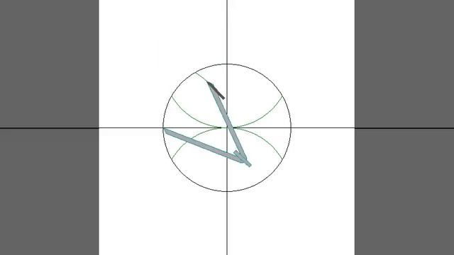 Drawing of a regular dodecagon inscribed in a circle смотреть онлайн
