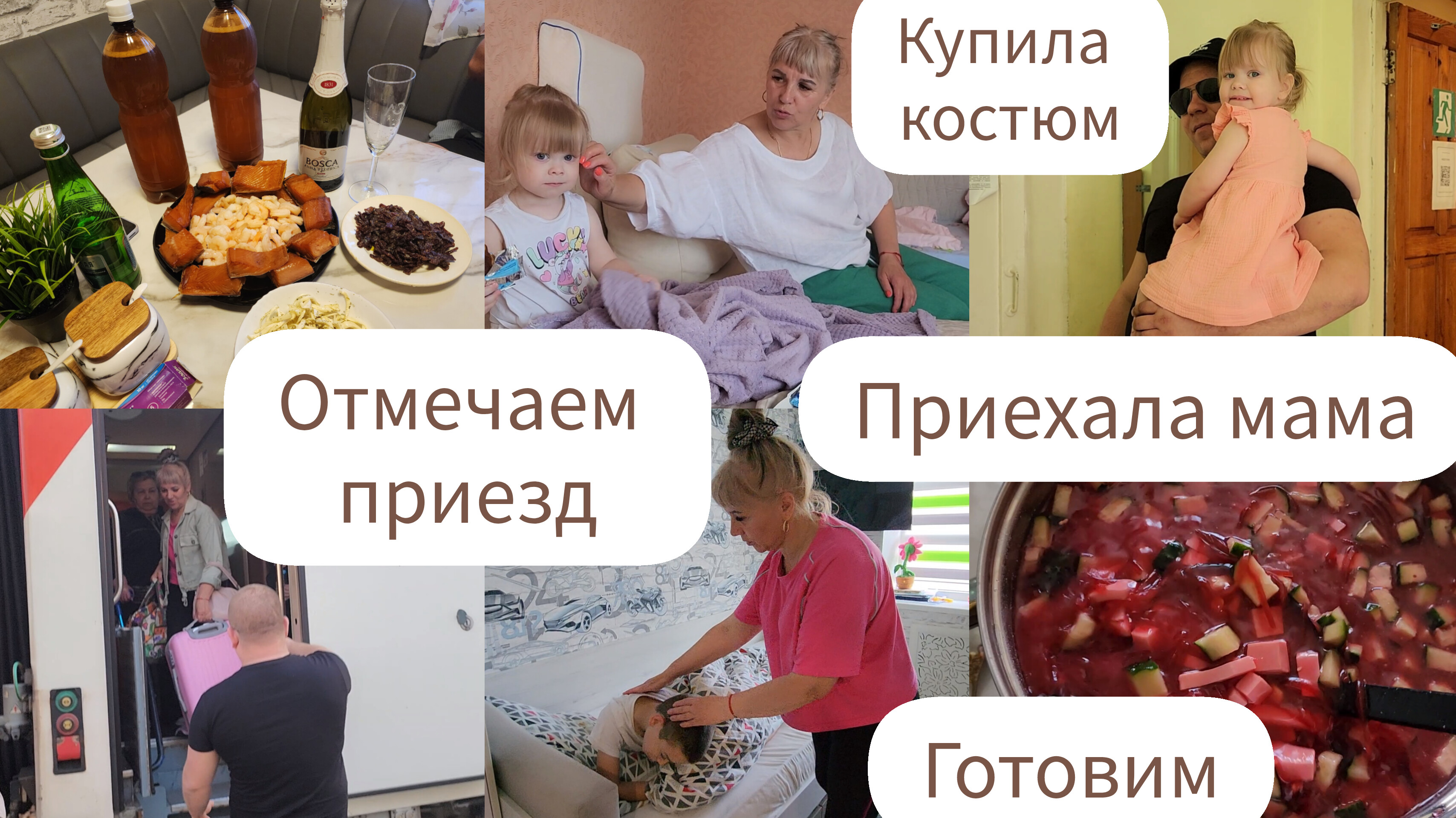 ПРИЕХАЛА МАМА/ОТМЕЧАЕМ ПРИЕЗД/КУПИЛА КОСТЮМ/ГОТОВИМ ХОЛОДНЫЙ БОРЩ/ГРИБОЧКИ ДЛЯ ЗЯТЯ/ смотреть онлайн