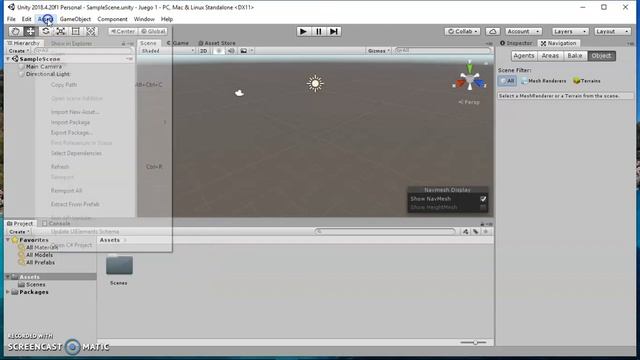 Curso de Unity - Importar paquete de assets смотреть онлайн