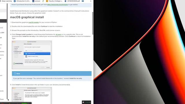 Anaconda Navigator Installation on macOS смотреть онлайн