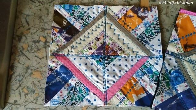 Пэчворк ♥️ Квилтинг ❤ Прихватки ❤ Утилизация лоскутов ♥ Mila Bali смотреть онлайн