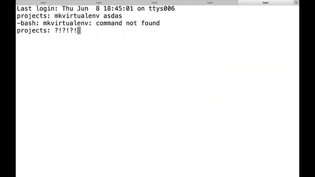 Installing virtualenvwrapper: Mac and Python 3 смотреть онлайн