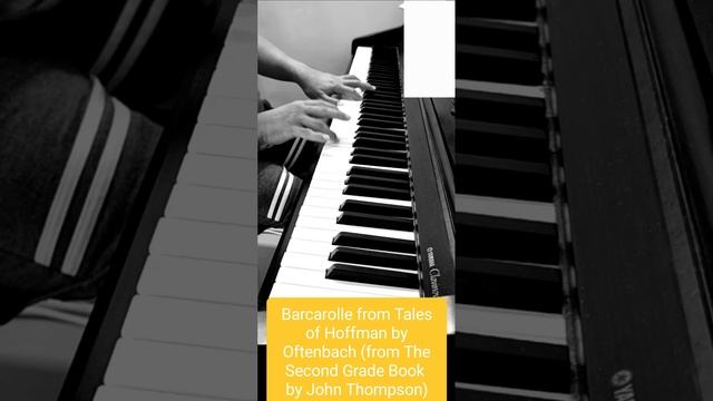 Barcarolle from Tales of Hoffman by Oftenbach (from The Second Grade Book by John Thompson) смотреть онлайн