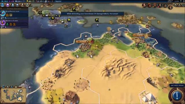 Land Down Under! Australia episode 4 - Civilization VI TSL gameplay смотреть онлайн