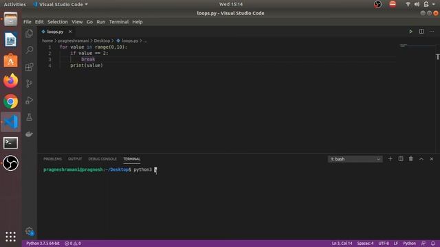 13 | Break & Continue | Python3 смотреть онлайн