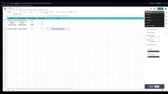 Google Sheets to Godot смотреть онлайн