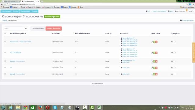 Rush Analytics - кластеризация (группировка) ключевых слов семантического ядра смотреть онлайн
