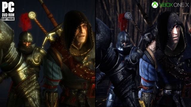 [4K] The Witcher 2: Xbox One X Enhanced Vs PC Vs Xbox 360 Comparison!