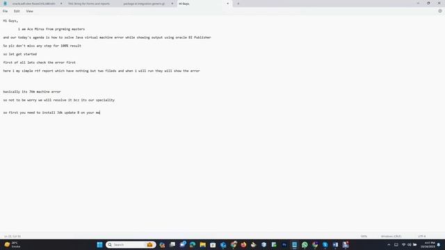 JVM (Java Virtual Machine) Launcher error in BI publisher | 100% Resolved смотреть онлайн