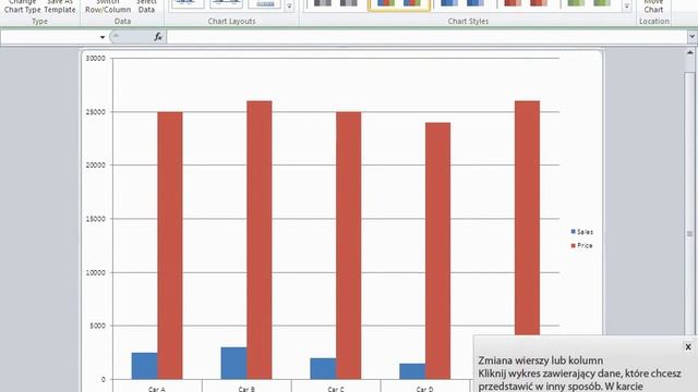 Excel 2010 Tworzenie wykresów смотреть онлайн