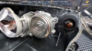 Mazda 3BK установка Bi-Led линз 3.0 дюйма. Улучшение света доступное каждому. Установка продажа Led
