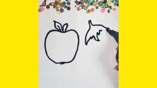 Как нарисовать Фрукты ??# Учимся рисовать # Просто рисуем # How to draw fruit смотреть онлайн