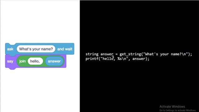 [1-4] CS50x In Arabic - Week 1 - String in C Programming Language смотреть онлайн