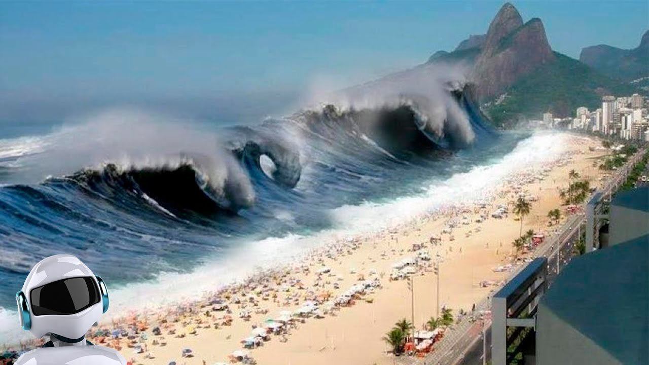 5 САМЫХ СТРАШНЫХ ЦУНАМИ СНЯТЫХ НА КАМЕРУ смотреть онлайн