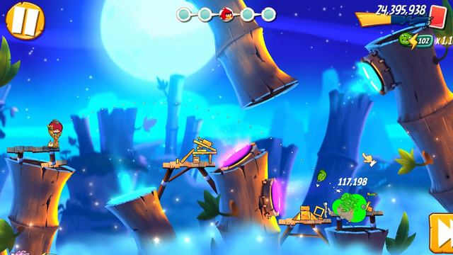 Angry birds 2. Levels 2784 - 2786 смотреть онлайн