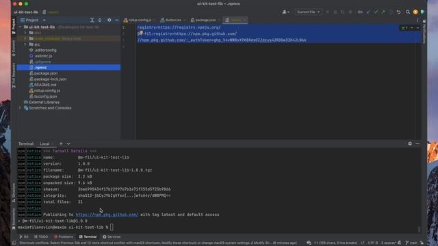 Создаем NPM библиотеку UI компонентов. React, Typescript, Storybook. Публикуем на GitHub Packages