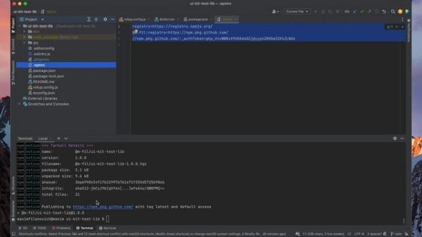 Создаем NPM библиотеку UI компонентов. React, Typescript, Storybook. Публикуем на GitHub Packages