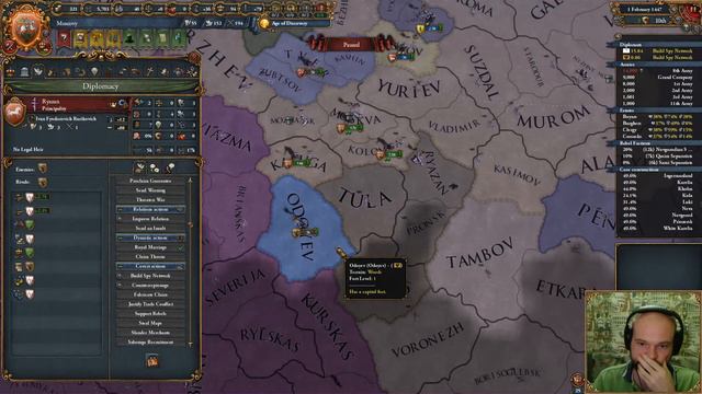 EU4 - Москва - 3 - Very Hard - (1.30.4, Захват Мира, WC, Московия, Muscovy, Europa Universalis 4)