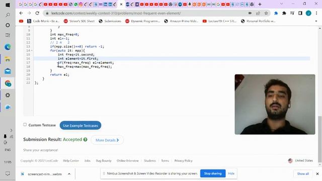 2404. Most Frequent Even Element | Leetcode Easy смотреть онлайн