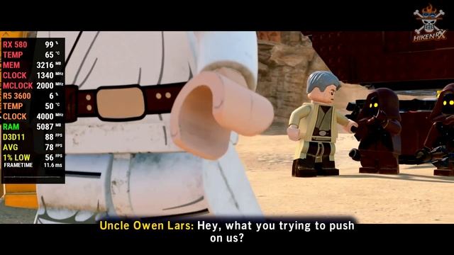 LEGO STAR WARS: THE SKYWALKER SAGA | RX 580 8GB + RYZEN 5 3600 | 1080p, 1440p | PC BENCHMARK смотреть онлайн