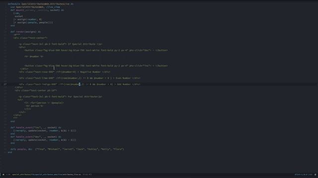 Phoenix LiveView - If and For Special Attributes смотреть онлайн