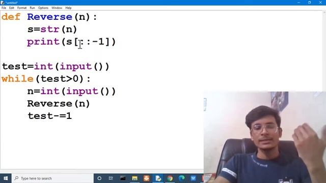 Reverse The Number | CodeChef Beginners Problems | Python смотреть онлайн