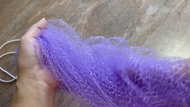 Как завязать мочалку. Easily Repair Your Bathroom Loofah. Shower Sponge. смотреть онлайн