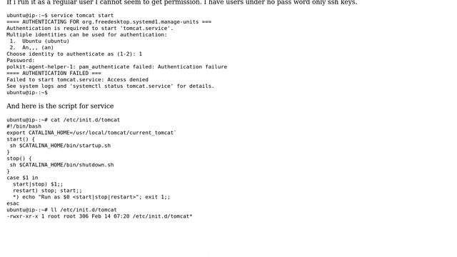 Ubuntu: Failed to start tomcat.service: Unit tomcat.service not found смотреть онлайн