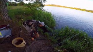 Рыбалка с ночёвкой в заповедных местах Беларуси. Пища на костре, палатки, душевно.