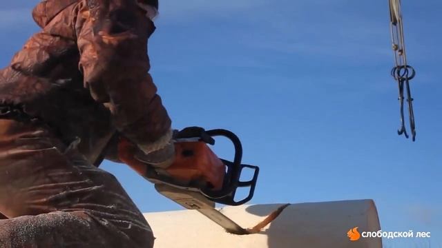 Рубка сруба в чашу смотреть онлайн