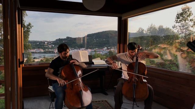 Paganini 24 caprice on 2 cellos!! Ferrández & Soltani ´s Short version . смотреть онлайн
