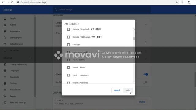 Как поменять язык в гугл хром с английского на русский Google Chrome смотреть онлайн