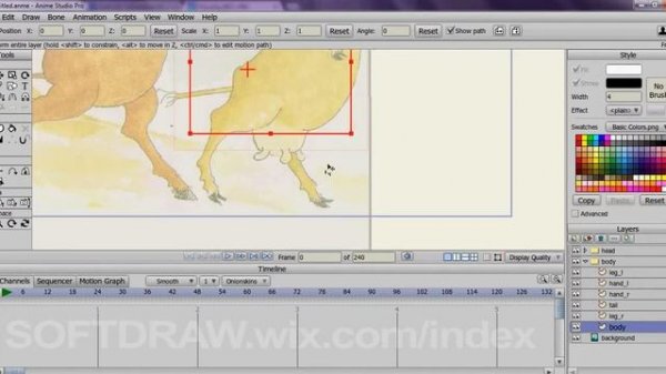 урок рисования в anime studio pro 01 by Michael Lebedev