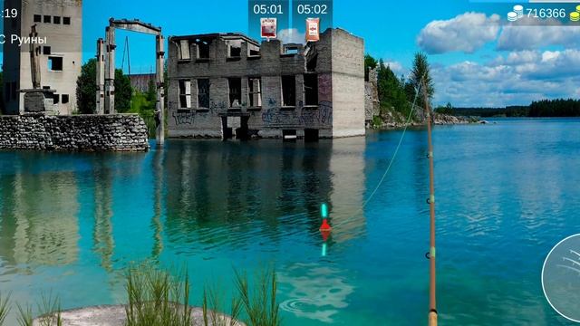 Глазорвач/Окунь речной(трофейный)my fishing world. 7 монстров за 10 мин. смотреть онлайн