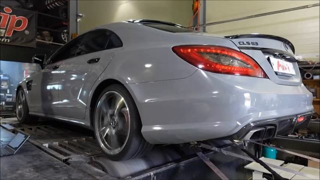 2012 Mercedes - W218 CLS63 AMG Mar's ECU Tune Dyno Test 551WHP