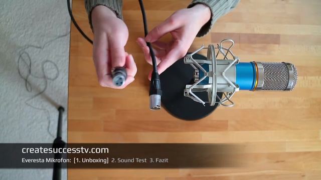 Everesta BM-800 Kondensator Mikrofon (Unboxing und Test) смотреть онлайн