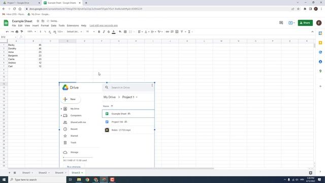 Google Sheets Tutorial - How to Take a SCREENSHOT and INSERT into a Google Sheets смотреть онлайн