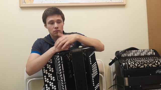 Обучение игре на баяне. Урок пятый. Андрей-воробей. смотреть онлайн