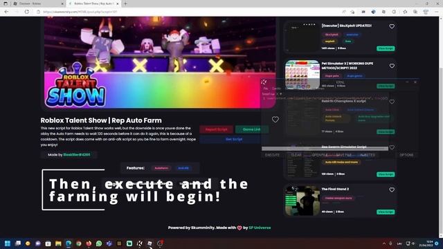 [SCRIPT] Roblox Talent Show [Auto Farm, Anti AFK] смотреть онлайн
