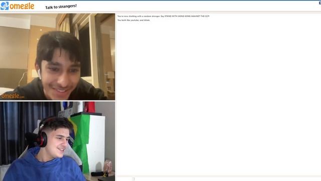 Fazendo perguntas ao GRINGOS sobre o BRASIL (Respostas estúpidas) - OMEGLE смотреть онлайн