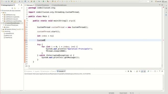 Thread et Runnable java смотреть онлайн
