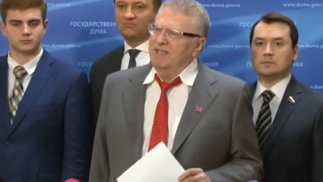 Владимир Жириновский О бомбардировках Донбасса смотреть онлайн