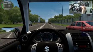 City Car Driving Suzuki Grand Vitara | Steering wheel Gameplay