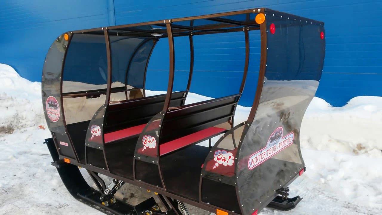 обзор саней "ВАНЁК-ЗИМНИЙ ТУР" смотреть онлайн