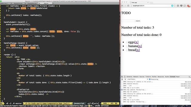 Switch to TODO model part 2 | Learn ReactJS in steps Episode 11 смотреть онлайн